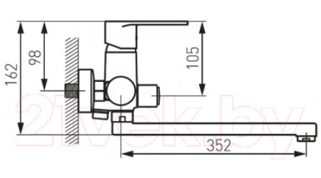 Смеситель Ferro Algeo BAG55A 