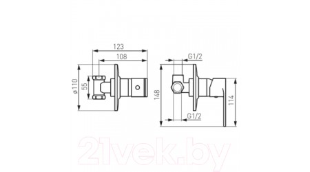 Смеситель Ferro Algeo BAG7PA 