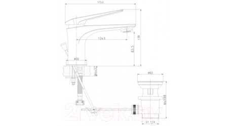 Смеситель LEMARK Allegro LM5906CW 