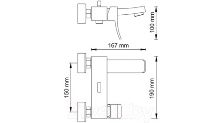 Смеситель Wasserkraft Aller 1061 