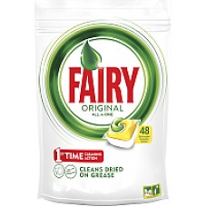 Капсулы для посудомоечных машин Fairy All in One Лимон (48шт)