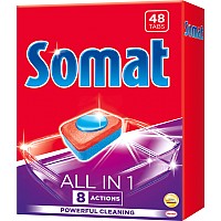 Таблетки для посудомоечных машин Somat All in One (48шт)