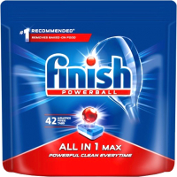 Таблетки для посудомоечных машин Finish All in One Max (42шт)