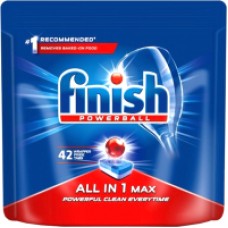 Таблетки для посудомоечных машин Finish All in One Max (42шт)
