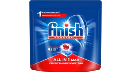 Таблетки для посудомоечных машин Finish All in One Max (42шт)