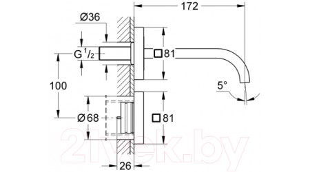 Смеситель GROHE Allure 36235000 