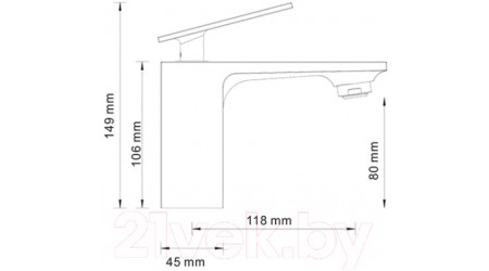 Смеситель Wasserkraft Alme 1503 