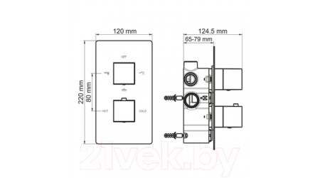 Смеситель Wasserkraft Alme 1544 
