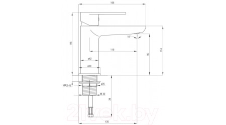 Смеситель Deante Alpinia BGA 020M 