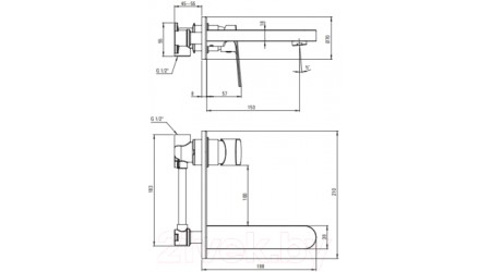 Смеситель Deante Alpinia BGA N54L 