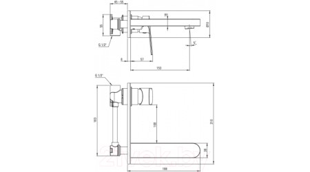 Смеситель Deante Alpinia BGA Z54L 