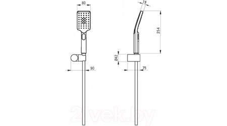 Душевой гарнитур Deante Alpinia NGA_Z41K (золото)
