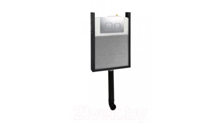 Унитаз приставной с инсталляцией WeltWasser Amberg 404 + Gelbach 002 MT-BL + Amberg RD-CR