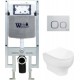 Унитаз подвесной с инсталляцией WeltWasser Amberg 497 ST+Erlenbach 004 GL-WT+ Amberg RD-WT