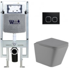 Унитаз подвесной с инсталляцией WeltWasser Amberg 497 ST+ Gelbach 004 MT-GR+ Amberg RD-BL