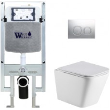 Унитаз подвесной с инсталляцией WeltWasser Amberg 497 ST+ Gelbach 004 MT-WT+ Amberg RD-MT CR