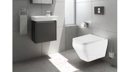 Унитаз подвесной с инсталляцией WeltWasser Amberg 497 ST + Hofbach 041 GL-WT + Amberg RD-MT CR