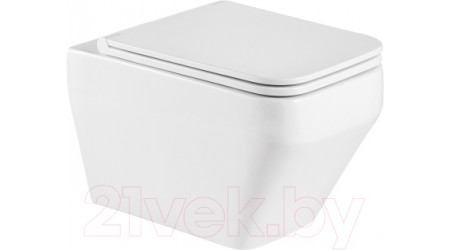 Унитаз подвесной с инсталляцией WeltWasser Amberg 497 ST + Hofbach 041 GL-WT + Amberg RD-MT CR
