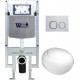 Унитаз подвесной с инсталляцией WeltWasser Amberg 497 ST+Jeckenbach 004 GL-WT+ Amberg RD-MT WT