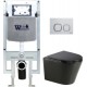 Унитаз подвесной с инсталляцией WeltWasser Amberg 497 ST+Salzbach 004 MT-BL+ Amberg RD-WT