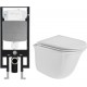 Унитаз подвесной с инсталляцией WeltWasser Amberg 497 + Telbach 004 GL-WT + Amberg RD-WT