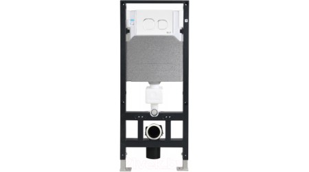 Унитаз подвесной с инсталляцией WeltWasser Amberg 506 + Heimbach 041 GL-WT + Amberg RD-WT