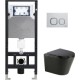 Унитаз подвесной с инсталляцией WeltWasser Amberg 506 + Salzbach 004 MT-BL + Amberg RD-WT