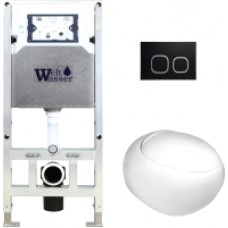 Унитаз подвесной с инсталляцией WeltWasser Amberg 506 ST+Jeckenbach 004 GL-WT+ Amberg RD-BL