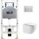 Унитаз подвесной с инсталляцией WeltWasser Amberg 506 ST+Merzbach 004 MT-WT+ Amberg RD-WT