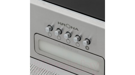 Вытяжка скрытая Krona Ameli Light 600 PB / КА-00002597  (нержавеющая сталь)