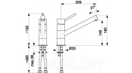 Смеситель Armatura Andra 6533-915-22 