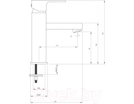 Смеситель Deante Anemon BCZ 021M 