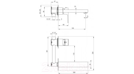 Смеситель Deante Anemon Bis BCZ 054L 