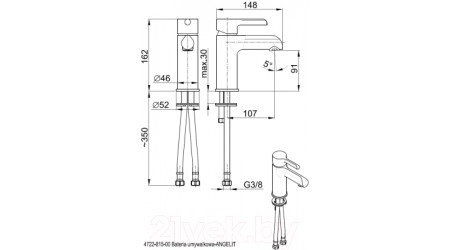 Смеситель Armatura Angelit 4722-815-00 