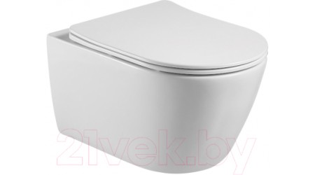 Унитаз подвесной Aquatek Бетта AQ1253W-00 (с сиденьем Slim и микролифтом)