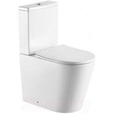 Унитаз напольный Aquatek Оберон AQ1273S-00 (с сиденьем Slim и микролифтом)