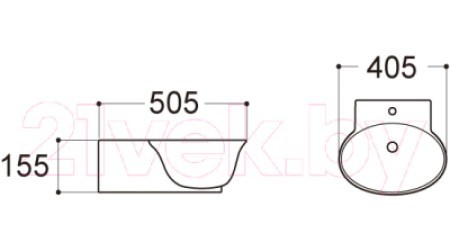 Умывальник Aquatek AQ5040-00