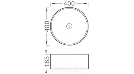 Умывальник Aquatek AQ5118-MB (матовый черный)