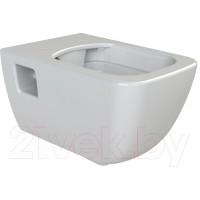 Унитаз подвесной CeraStyle Aqua Безободковый HC00706PN00 (белый, без сиденья)