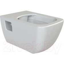 Унитаз подвесной CeraStyle Aqua Безободковый HC00706PN00 (белый, без сиденья)