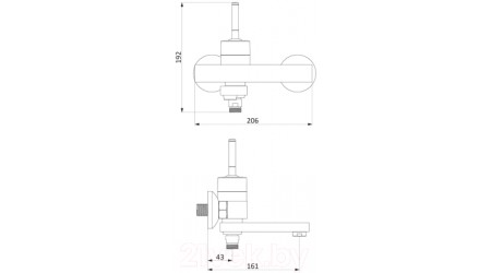 Смеситель Damixa Arc 291000000 