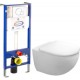 Унитаз подвесной с инсталляцией Duravit Architec Rimless 45720900A1 + 10.702.450.02.10