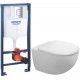Унитаз подвесной с инсталляцией Duravit Architec Rimless 45720900A1 + 38772001