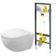 Унитаз подвесной с инсталляцией Duravit Architec Rimless 45720900A1 + 792824