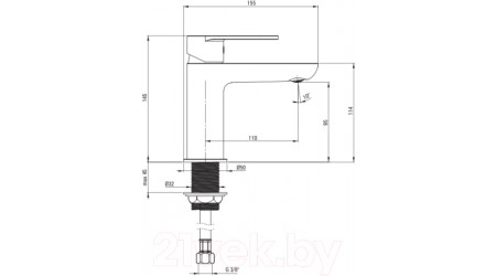 Смеситель Deante Arnika BGA Z20M 