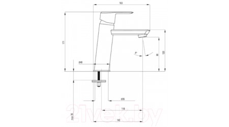 Смеситель Deante Arnika BQA 021M 