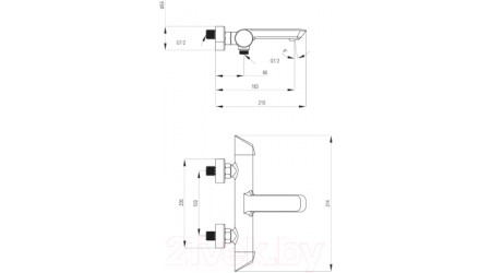 Смеситель Deante Arnika BQA D10M 