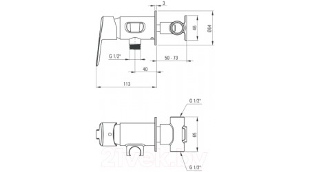 Смеситель Deante Arnika BQA D34M 