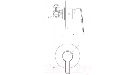 Смеситель Deante Arnika BQA Z44L 