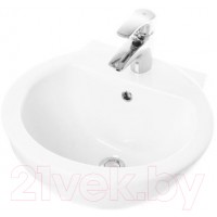 Умывальник Sanita Luxe Art / WB.PD/Art/50-C/WHT.G/S1